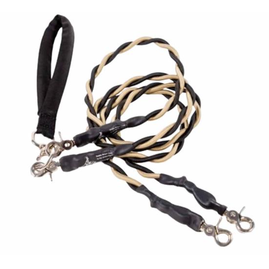 Двойной банджи-поводок для собаки, вращающийся на 360 градусов, не запутывающийся, двойной поводок для двух собак, амортизирующий банджи-поводок для прогулок и тренировок для маленьких, средних и крупных собак