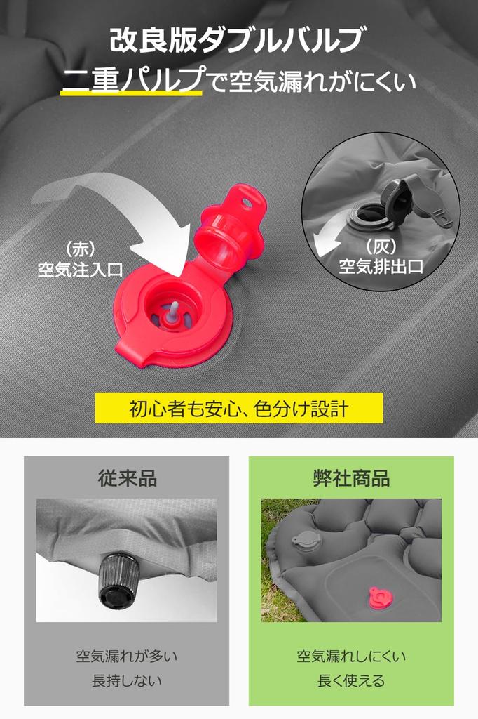 Воздушный кемпинг с ножным приводом, недавно разработанный, надувается в 25 автомобилях, спальный коврик с наружной катастрофой Matton Sleeping R Value Disaster, удобный и простой