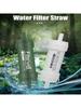 Outdoor Mini Water Filter Straw Water Purification for Survival or Emergency Supplies Portable Micron Water Purifier for Storm