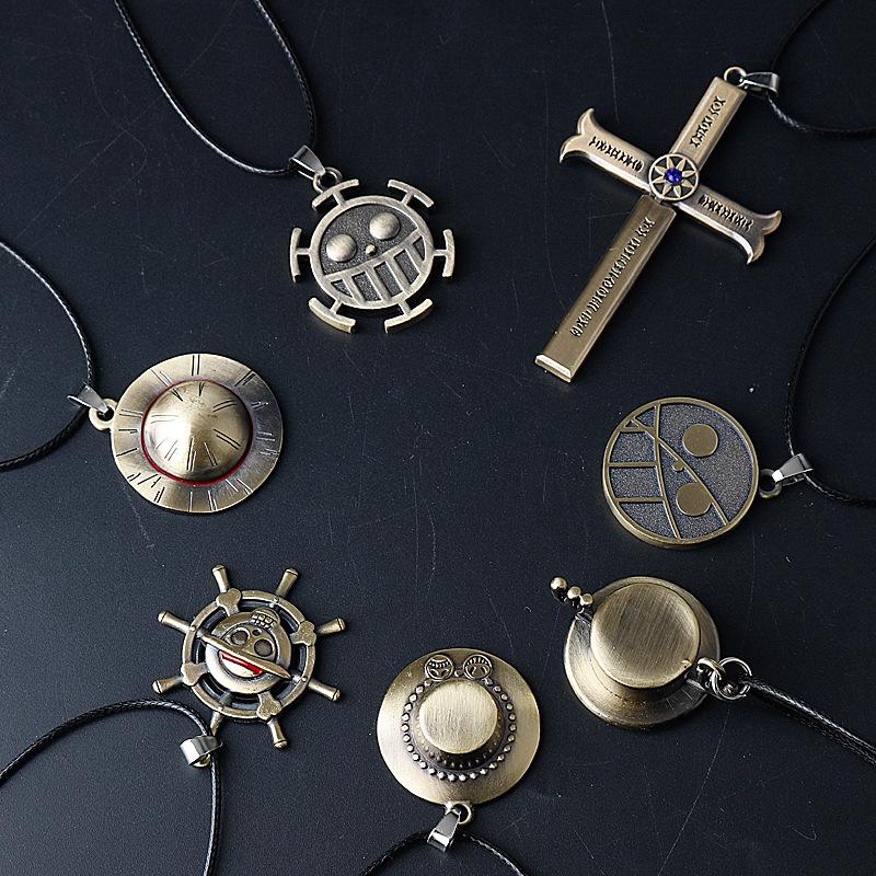 Ожерелье Ван Пис: Подвеска Чоппер, Эйс и Луффи Соломенная Шляпа - В наличии