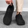 New Fashion Men's Sneakers Wide Toe Breathable Barefoot Sports Large Summer Trendy Black Mesh Casual Walking Shoes