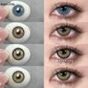 Colored Contact Lenses Natural Light Blue Colored Lenses Green Cosmetic Eye Soft Lenses Brown Lenses Colored Beauty Lenses 1 Pair