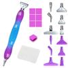 Набор ручек для алмазной вышивки 5D Jelly Point Drilling Pen Набор инструментов для мозаичной вышивки с многофункциональными металлическими наконечниками с винтовой резьбой
