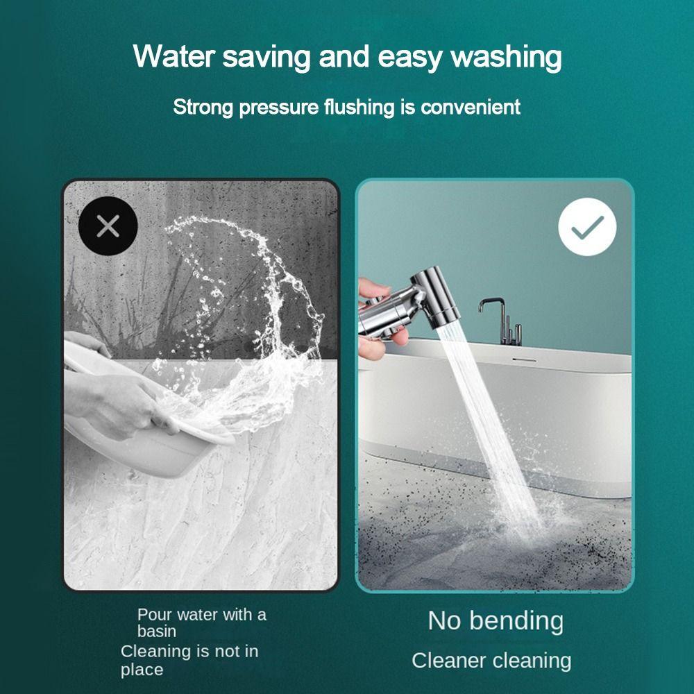 ABS Bidet Sprayer Chrome Toilet Sprayer New Handheld Faucet  Bathroom