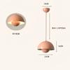 23cm Creative Chandelier Bedroom Study Restaurant Pendant Lights Decorative Lamp Multi-color Optional Modern Bud Indoor Lighting