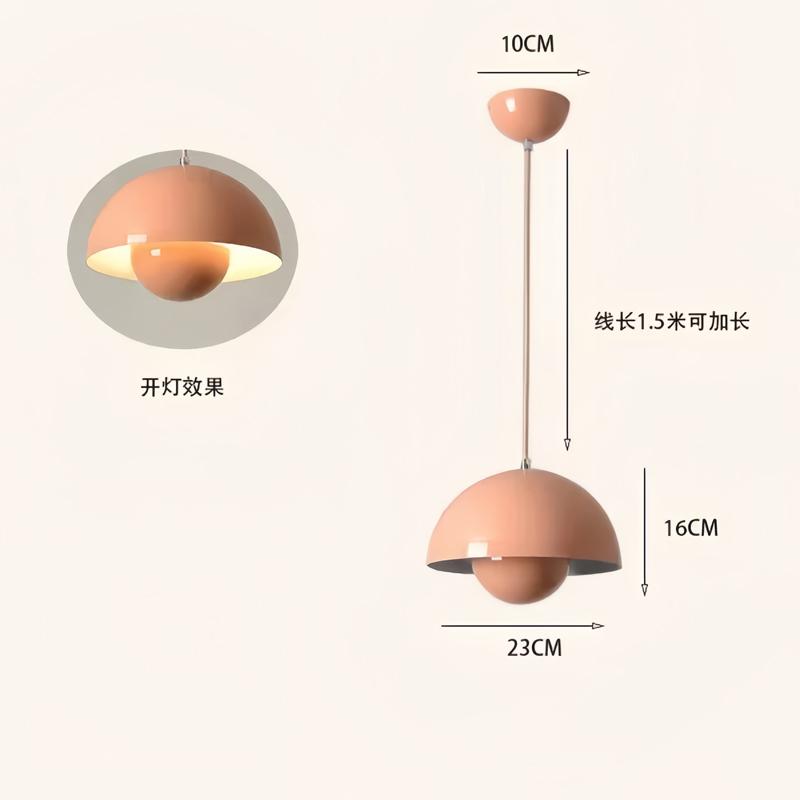 23cm Creative Chandelier Bedroom Study Restaurant Pendant Lights Decorative Lamp Multi-color Optional Modern Bud Indoor Lighting