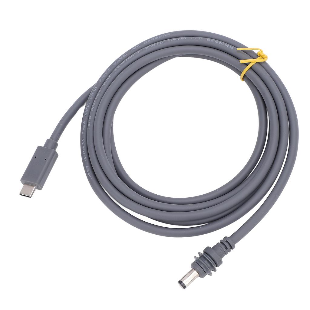 49,2 фута/5 м Тип C вход для постоянного тока кабель питания 20 В 5 А кабель с разъемом Barrel Jack работает с 100 Вт PD зарядное устройство вода