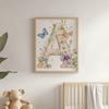 Poster Floral Letter "A" For Children Poster Floral Letter "A" For Children, 70X100 Cm, Frameless, Matte Paper 230 Gsm