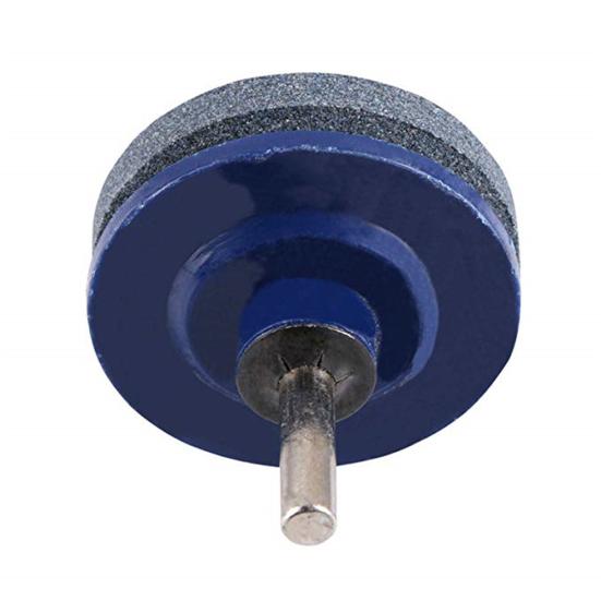 1Pc Lawn Mower Power Drill Knife Blade Scissors Sharpener Head Grinding Tool