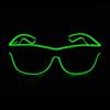 1PC Flashing LED Glasses Luminous Party Decorative Lighting Classic Novelty Gift Bright LED Light Up Party SunGlass