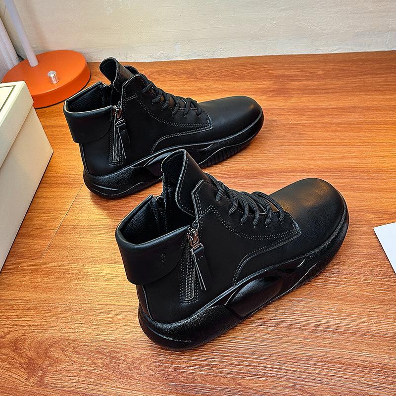 Весенние новинки, дышащие высокие белые туфли, женские, студенческие, повседневные, спортивные, для катания на коньках, женские