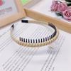 New Children Sweet Solid Toothed Anti Slip Headband Kids Lovely Colorful Hair Hoop Baby Girls Cute Acrylic Hair Accessories