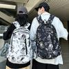 Graffiti Junior High School Student Schoolbag Men's Fashion Lightweight Large-capacity Backpack Couple Versatile Casual Computer Backpack