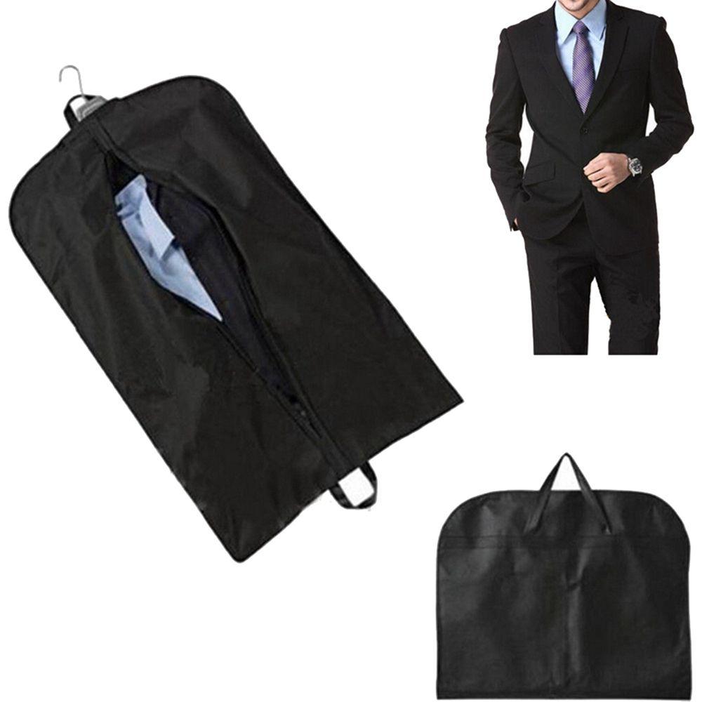 Storage Bag Suit Coat Non-woven Fabric Case Wardrobe Organizer Clothes Dust Cover Garment Bag Cover