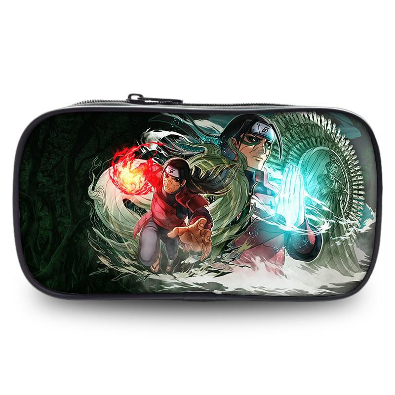 Themed Anime Naruto Printed Student Single Layer Stationery Storage Bag Pencil