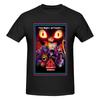 Смешная унисекс футболка FNAF на Хэллоуин, принтованные топы, свободный и приталенный крой, женские футболки