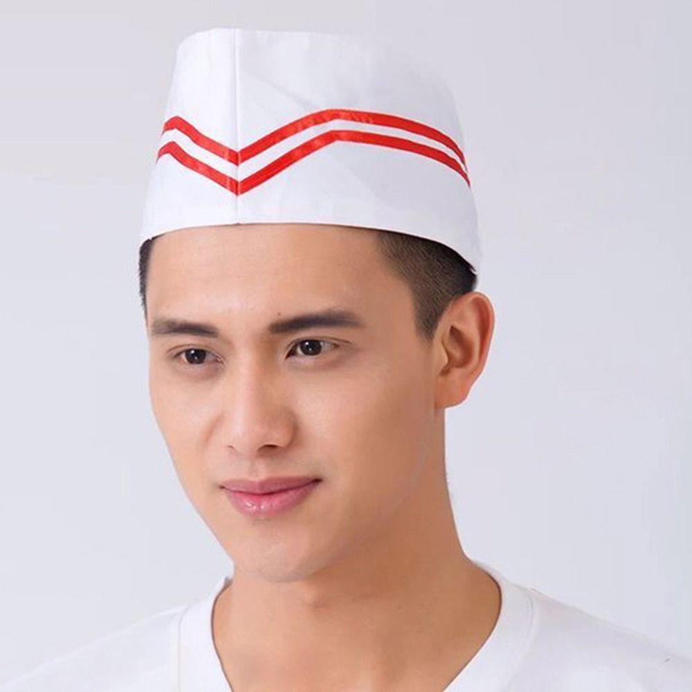 Дышащая шляпа-лодка Универсальные тканевые шапки Поварские шапки для походов Столовая