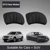 Car Sunshade Curtains Universal Side Window Shades SUV Curtains Protection Repellent Mosquito Mesh Net Sunshade Auto Accessories