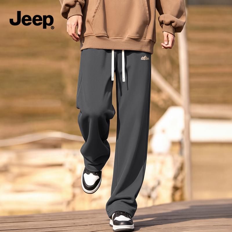 Jeep Men's Knitted Straight Leg Casual Pants