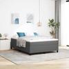 Platform Bed Frame Light Grey 140 x 190 cm Corduroy Fabric