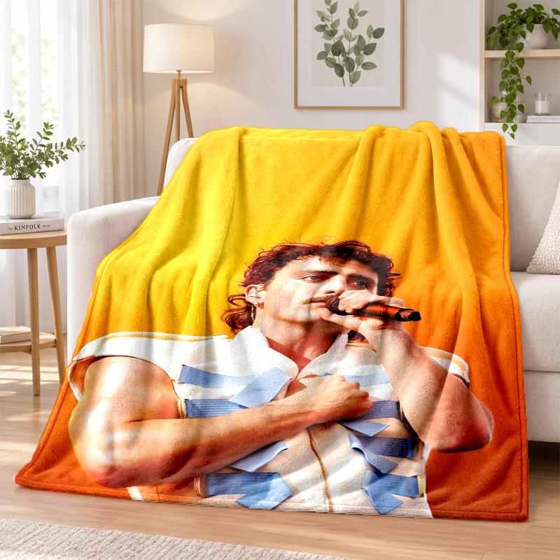 Benson Boone Flannel Throw Blanket Soft Warm Cozy For Sofa Bed Indoor Home Bedroom Use