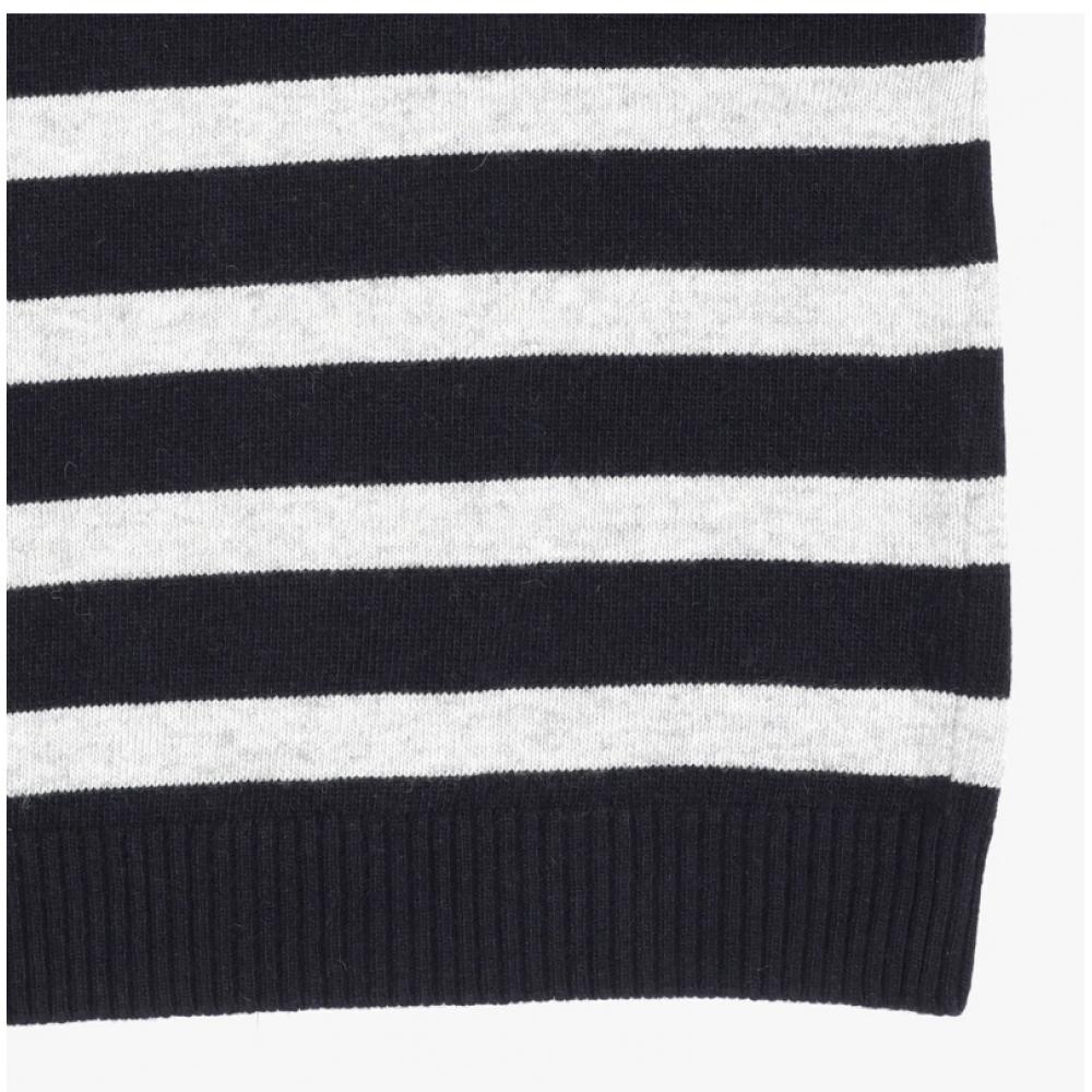 Saint JameS Lugano Stripe Women S Knit 4313 Navy griS
