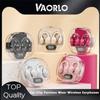 VAORLO LED Digital Display Wireless Earphones Ear-Clip Painless Wear Headset HiFi Stereo Muisc With Noise Cancel Microphone For All Smartphones