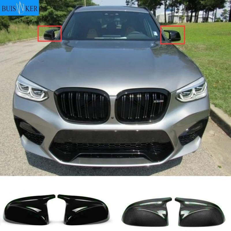 Крышка зеркала из углеродного волокна M Look для BMW X3 G01 X4 G02 X5 G05, накладки на боковую дверь заднего вида, 2018 +