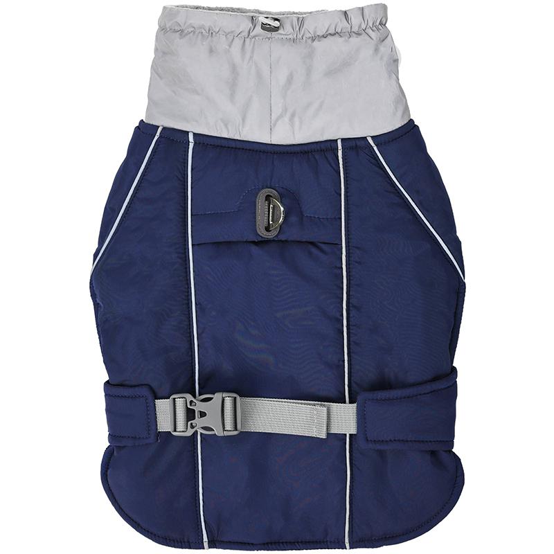Светоотражающая куртка для собак, водонепроницаемое пальто для домашних животных, зимние теплые уличные куртки для собак с бархатом, одежда для прогулок для средних и больших собак