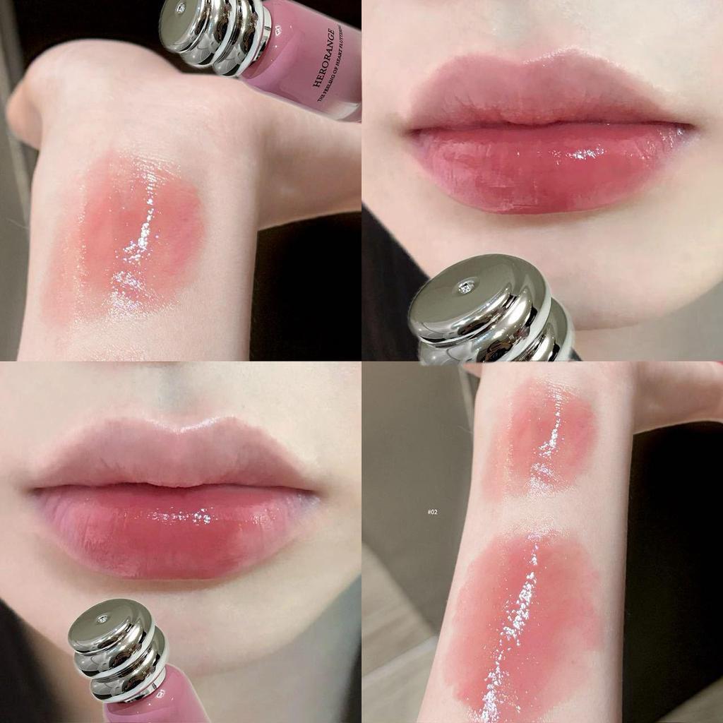 HERORANG Хайлайтер-тинт для губ Heart Glow - Низкая насыщенность, Увлажняющий, Зеркальный финиш, Осветляющий, Стойкий, Не выцветающий