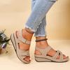 Women Sandals Summer Heels Sandalias Soft Bottom Wedges Shoes For Women  Platform Sandals Luxury Shoes On Heel