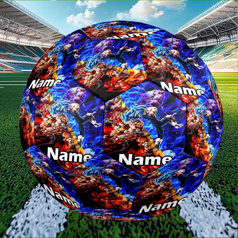 Custom Name Personalized DRAGON BALL Print Size 5 Soccer Ball Training & Match Football, for Team, Kicking, Gift for Football