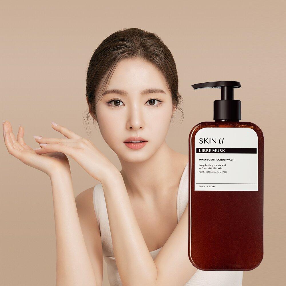 SKIN U ИННО:SCENT Libre Мускусный скраб для умывания 500г