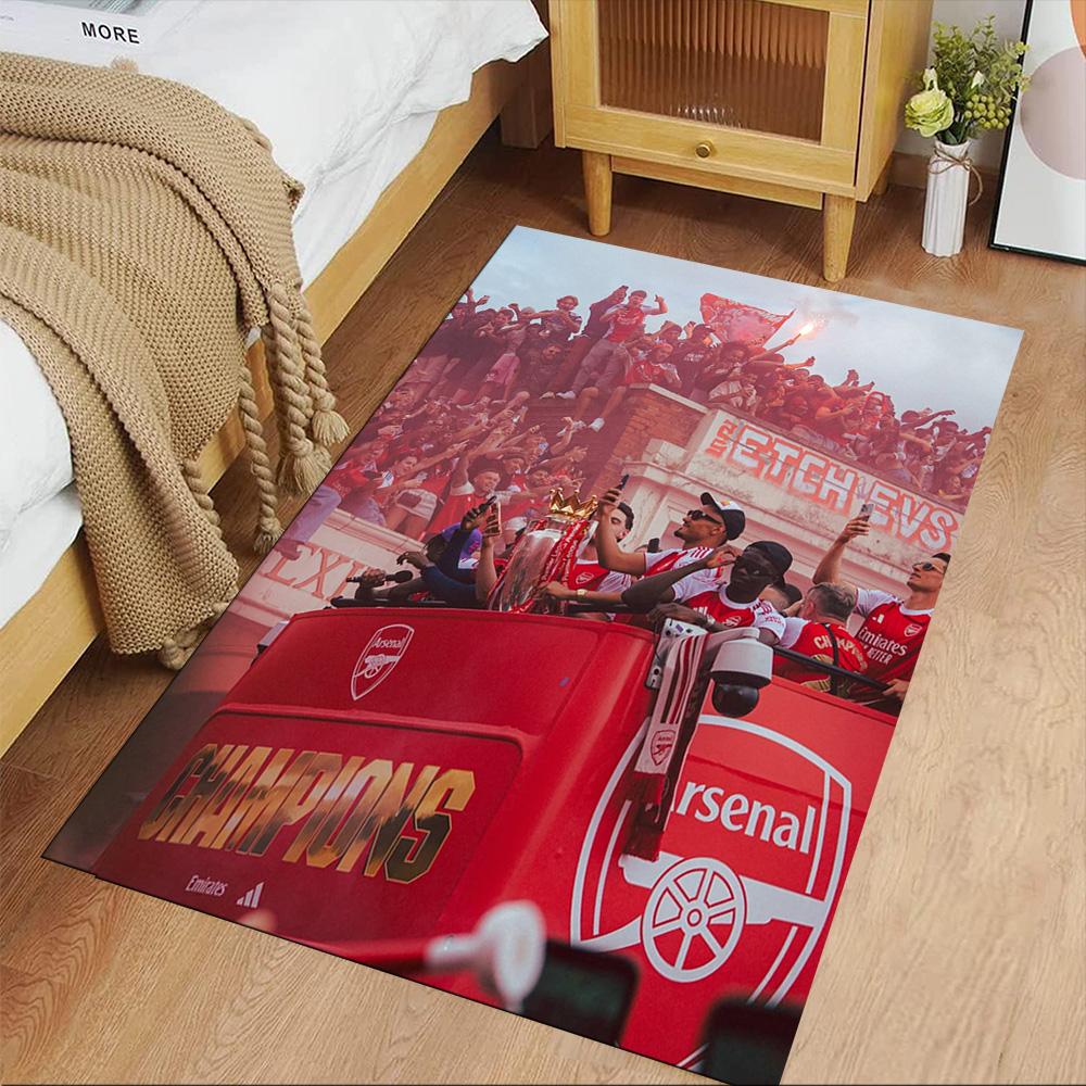 Arsenal Football Player Floor Mat Suitable for Study room Hallway Game Room Bedrooms Antislip Carpet Office home decor Best for Christmas