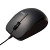 ELECOM Wired Mouse M-BL27UBSKBK 3-Button Rubber Grip Quiet Black