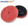 Sharkfox 2pcs/lot 5"(125mm)/6"(150mm)  Red Heavy Cutting Wool Polishing Pad Long Wool Buffing Polish Pad for Car Polishing