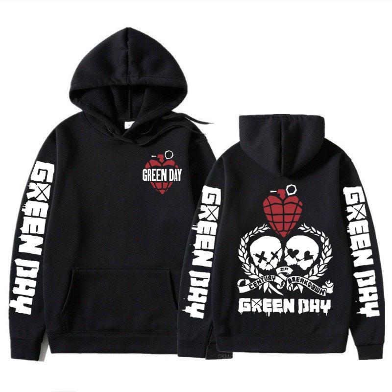 Rock Band Green Day Мерч Худи Мужские Женские Высокое Качество Модные Оверсайз Пуловеры Харадзюку Поп Свитшоты Уличный Стиль