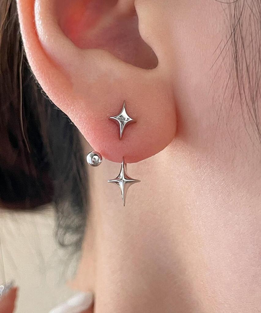 Серебряные серьги Хейты Серовой