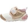 Kids Synthetic Leather Outdoor Series 5U Fleece Lightweight Shock Absorbing Warm Low Top Walking Shoes Baby Shoes White Khaki Pink A22440058-2