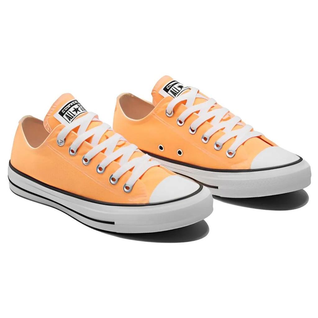 Converse All Star Abrasion Resistant Low top Canvas Shoes Unisex Orange (Unisex) Canvas Shoes A04393C