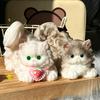 Реалистичная игрушка-антистресс в виде кошки из мягкой термопластичной резины (TPR) для снятия стресса. Милый гаджет в форме котенка для детей и взрослых.