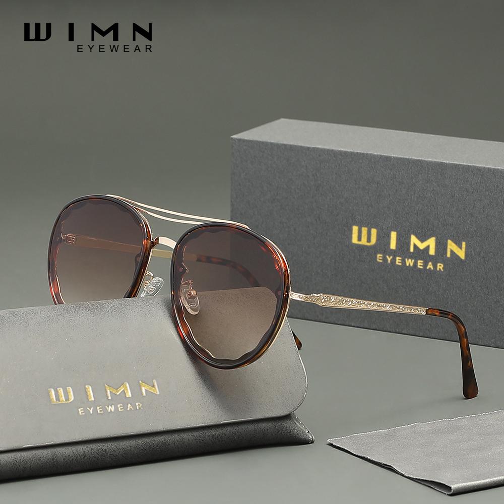 WIMN Легкие круглые солнцезащитные очки с полной защитой от ультрафиолета, поляризованные