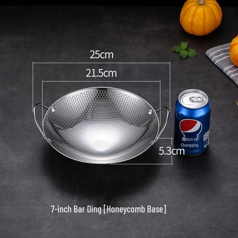 Thickened Stainless Steel Hot Pot with Alcohol Stove