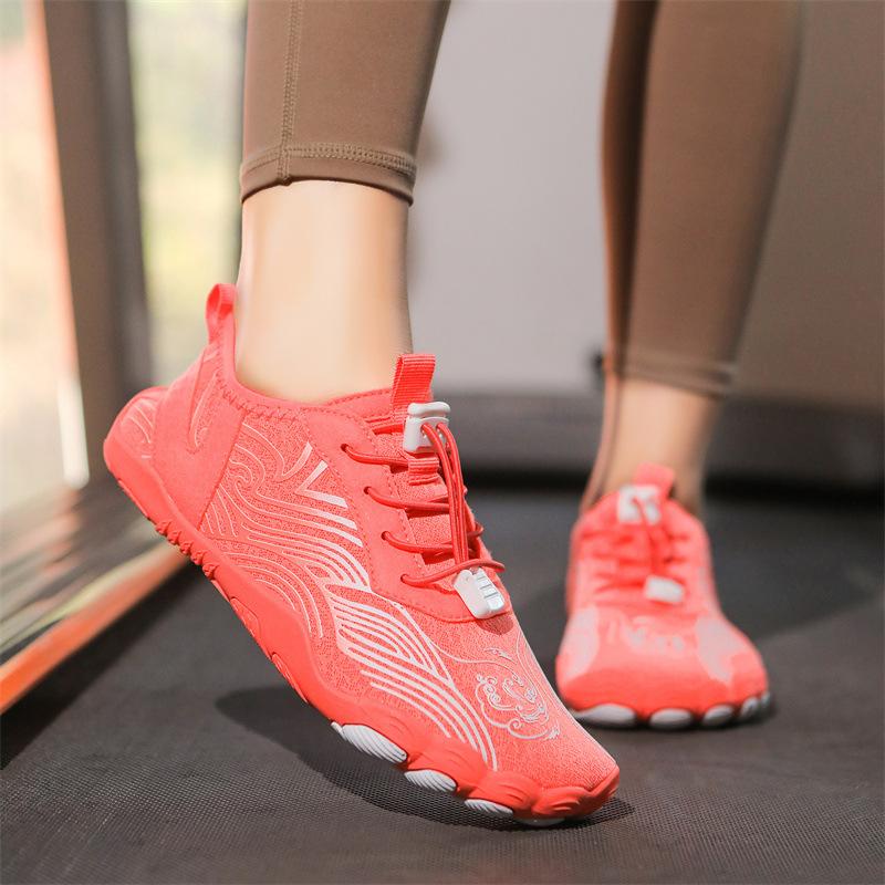 2025 уличная обувь для ходьбы по ручьям, защитная обувь для пляжа, женская нескользящая обувь для брода, амфибийная обувь с пятью пальцами для дайвинга, обувь для фитнеса