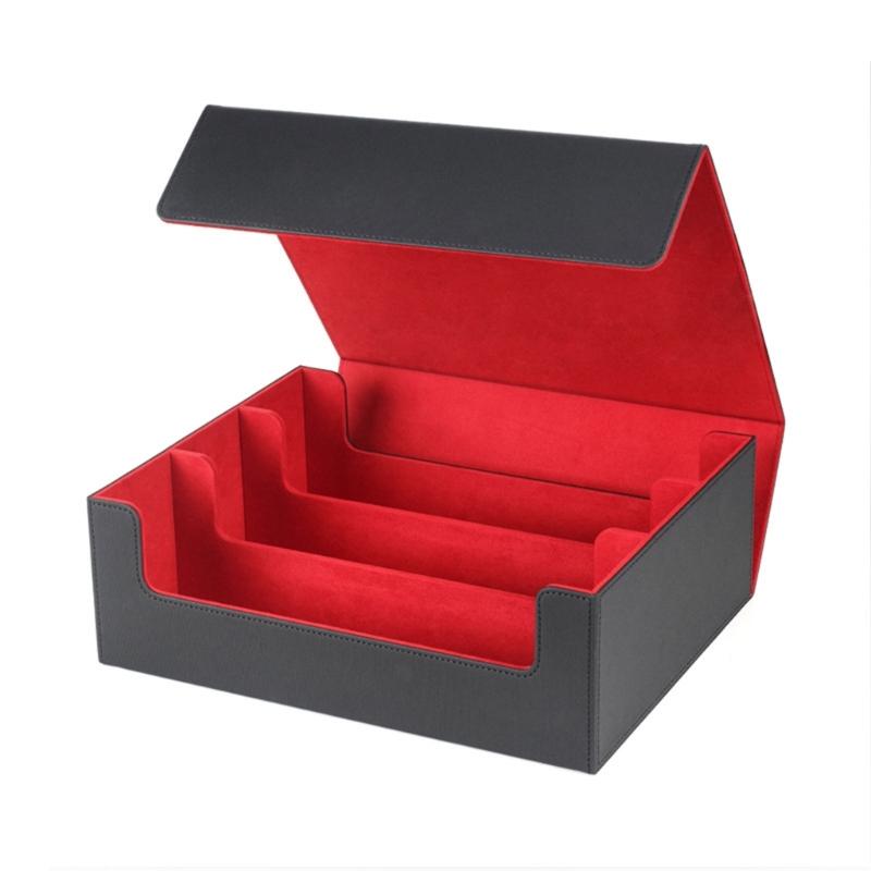 Versatile Card Storage Box with Strong Magnetic Closure for Collect Enthusiasts
