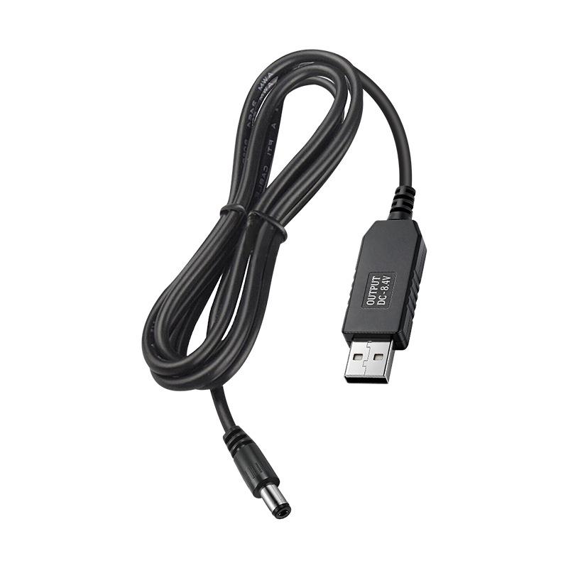 USB to DC Step-up Power Cable: 5V to 8.4V, 9V, 12V, 12.6V Audio Charger