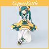 Sitting Miku Hatsune Pose Pvc Anime Model With Spring Theme Decoration Desktop