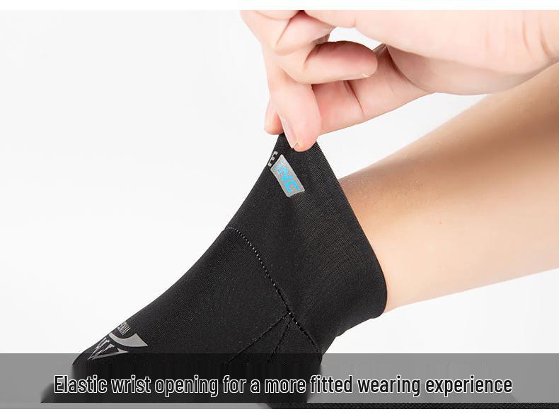 Унисекс перчатки без пальцев из ледяного шелка для защиты от солнца, нескользящие перчатки с двумя пальцами для лета, для вождения, езды на велосипеде и рыбалки