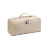 New Makeup Bag Pu Leather Portable Travel Wash Cosmetic Bag Toiletries Organizer Female Storage Handheld Box