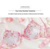 Европейский и американский ультратонкий кружевной вышитый комплект нижнего белья: Сексуальный бюстгальтер и трусики